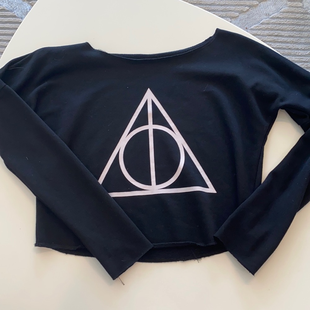 Deathly hallows crop top